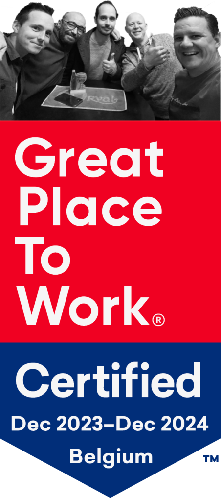 5 Great Place To Work badges