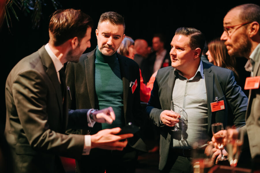Ondernemers op netwerkevent